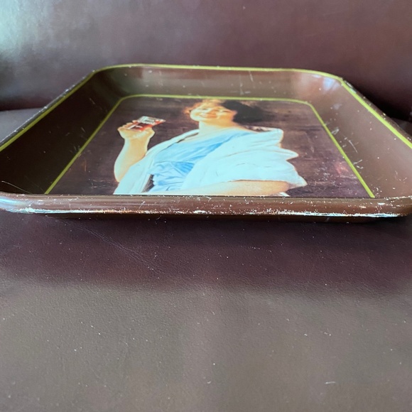 Coca-Cola Advertising Tin Tray BPAC 1980 Annual Conference Vintage - Picture 3 of 5